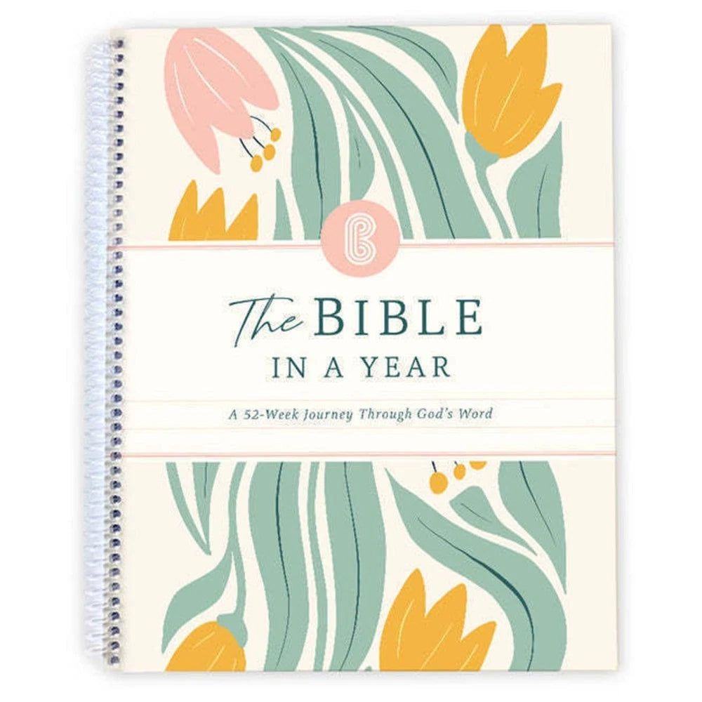 The Bible In A Year: A 52-Week Study, 52-Week Bible Study Plan,Hardcover Book