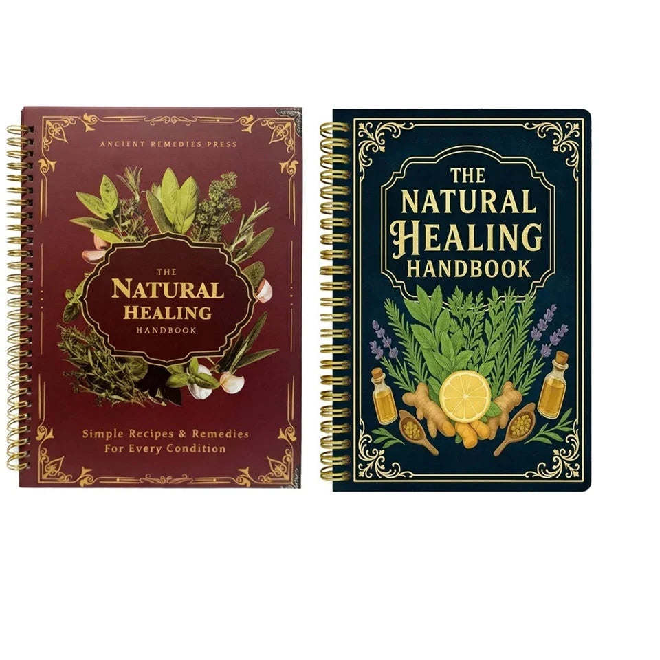 2 Books Of The Natural Handbook Bound For Herbal Remedies And Natural