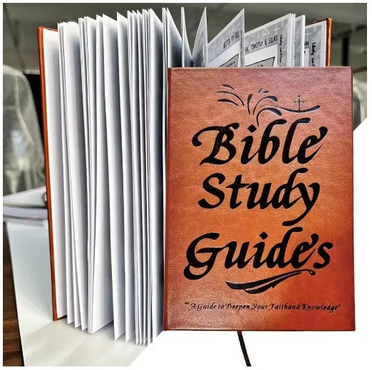 Bible Study Guide for Beginners 66-Page Devotional Journal with Daily Scripture