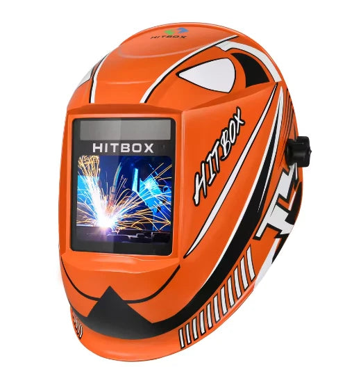 True Color Helmet Auto Darkening Solar Welding Helmet w/Grinding MIG Welder Mask