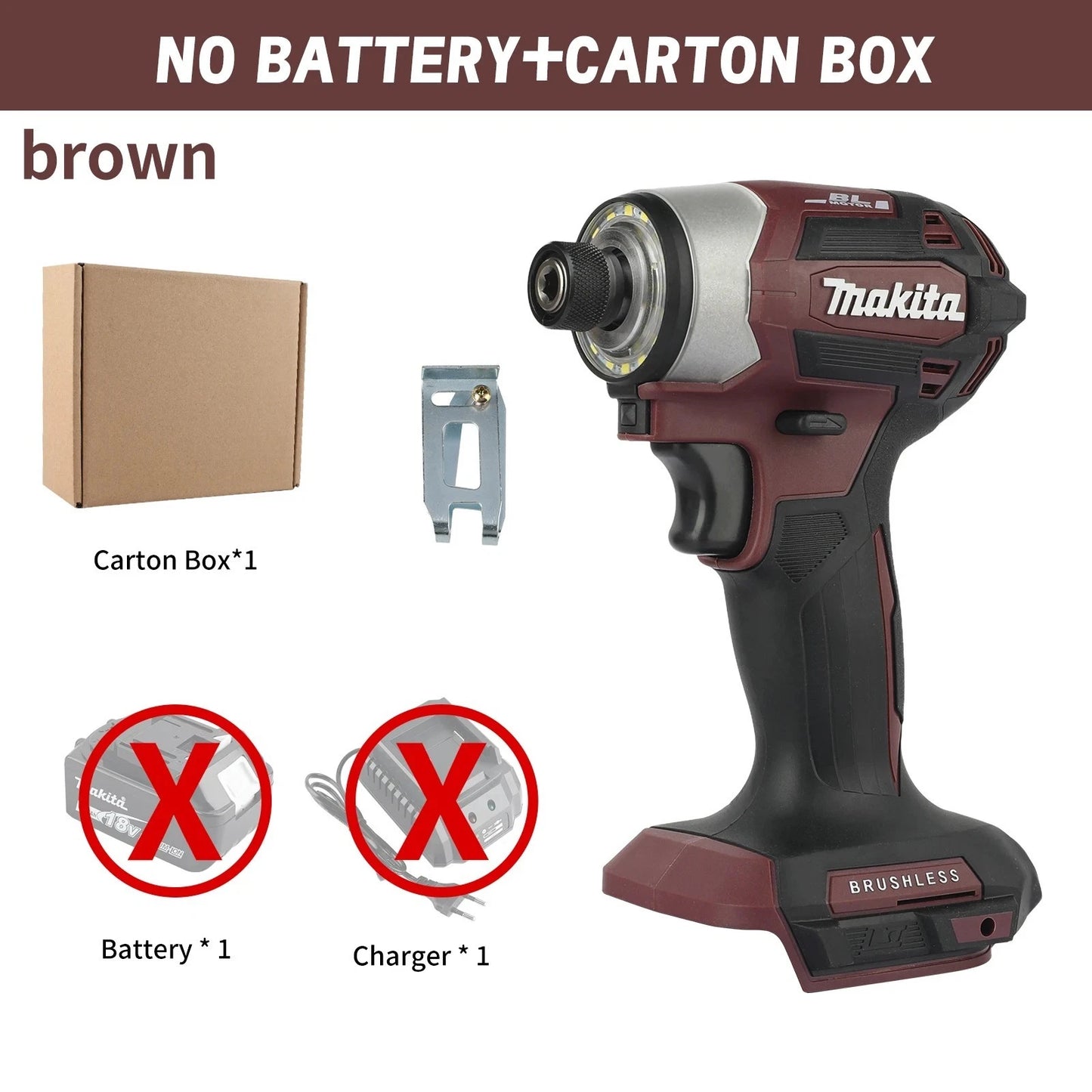 Makita DTD173 18v Lithium Brushless Impact Driver 8 color(tool only)