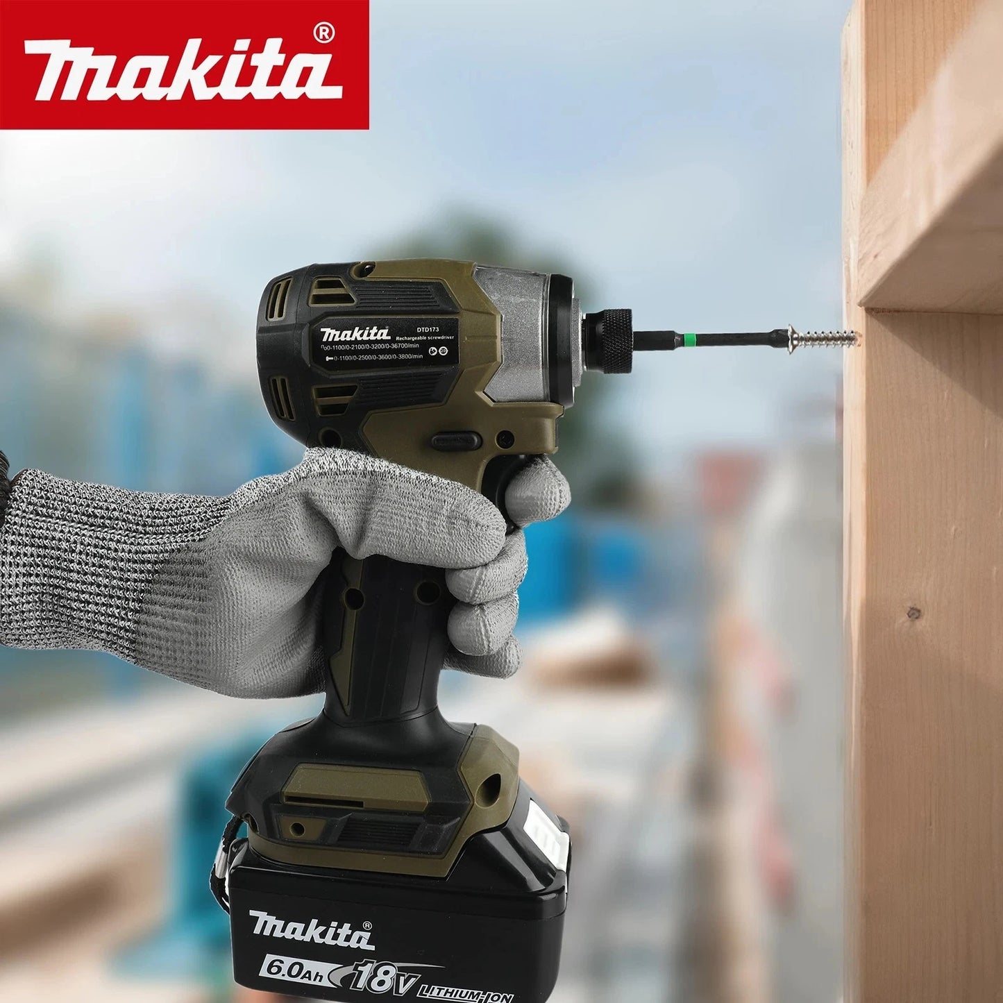 Makita DTD173 18v Lithium Brushless Impact Driver 8 color(tool only)