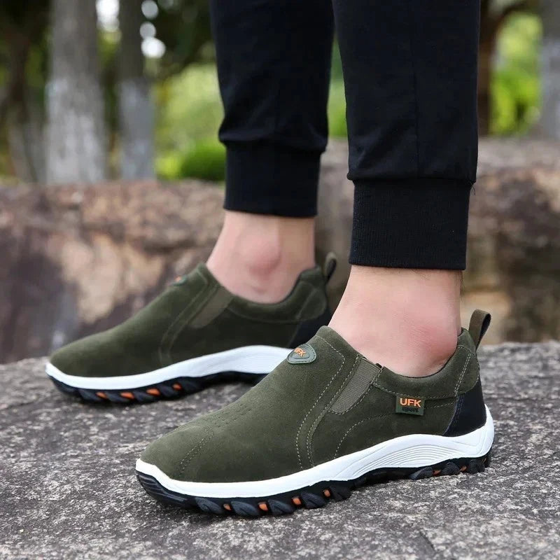 Mens Driving Loafers Slip On Walking Shoes Gym Casual Lightweight Sport Trainers