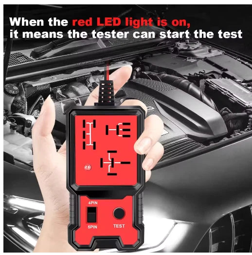 12V Electronic Relay Tester Diagnostic Auto Car Battery Checker Automotive Tool