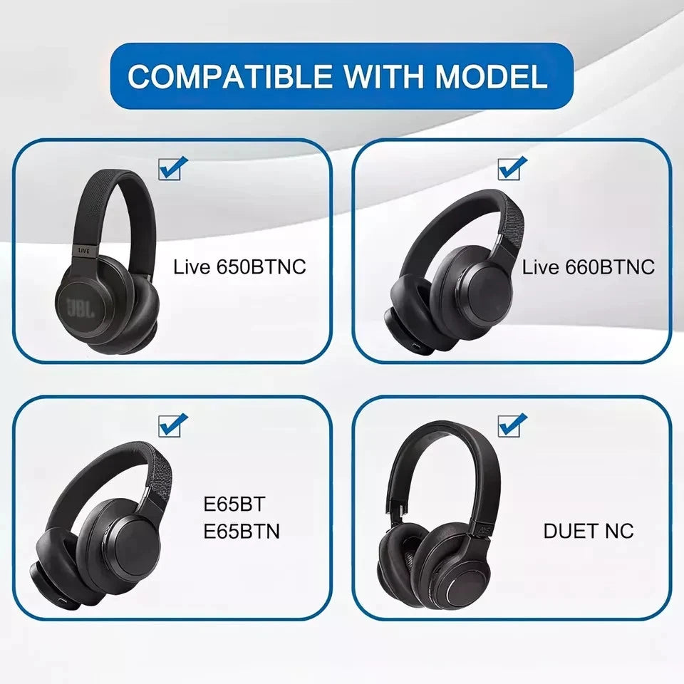 For JBL Live 660NC Live 650BTNC Ear Pad Replacement Headphone NC Earpad Cushion