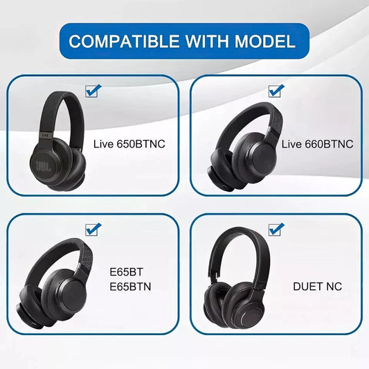 For JBL Live 660NC Live 650BTNC Ear Pad Replacement Headphone NC Earpad Cushion