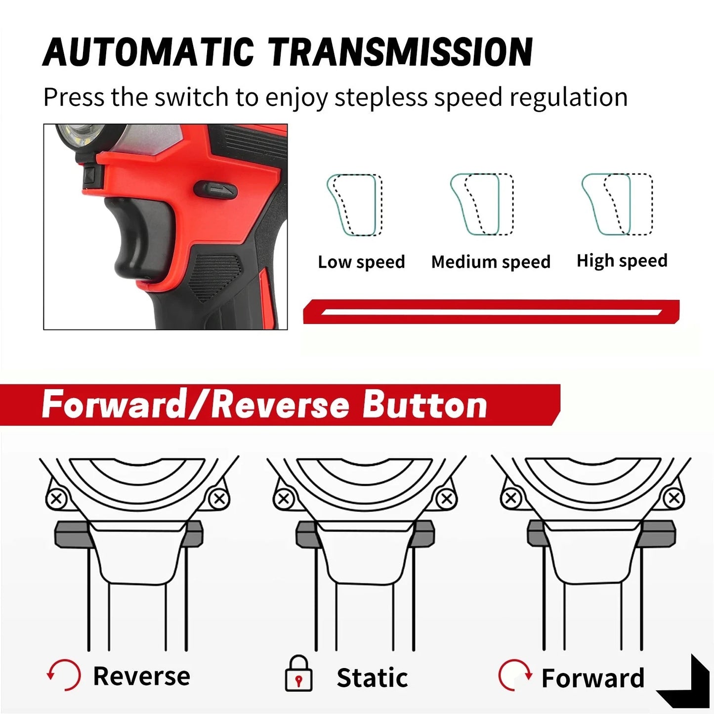 Makita DTD173 18v Lithium Brushless Impact Driver 8 color(tool only)