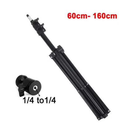 Extendable 160cm Projector Bracket Travel Tripod Photographic Lighting Stand